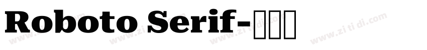Roboto Serif字体转换